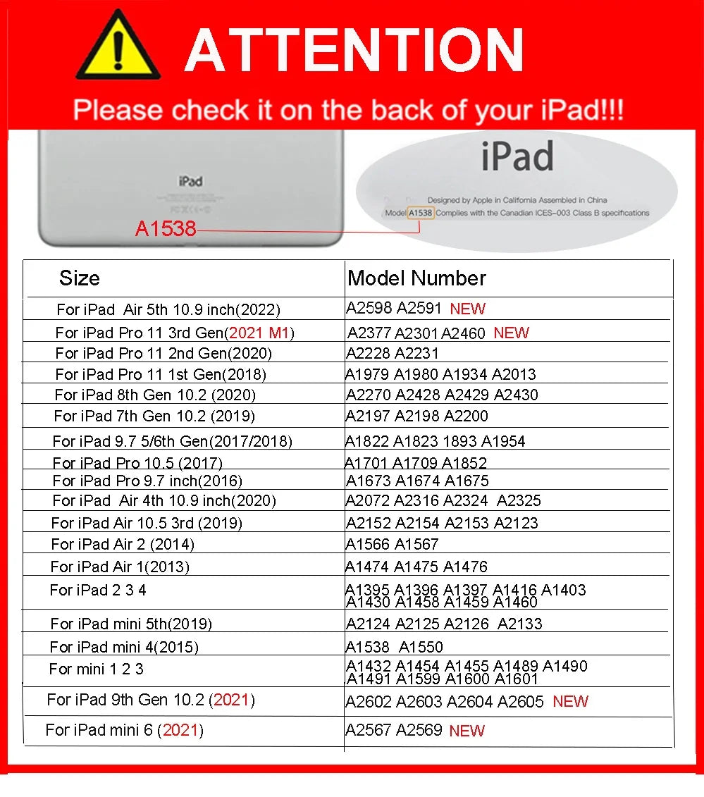 Pencil Holder Case for ipad 10th Gen 10.9 2024 2025 A16 11th Air13 M3 M2 Air4 5 6 10.9 Pro11 M4 M2 7 8 9th 10.2 Pro12.9 5th 6th