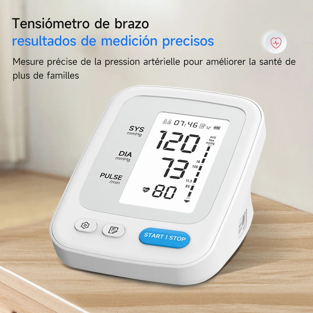 Yongrow Portable Digital Upper Arm Blood Pressure Monitor Measurement Tool Tonometer Sphygmomanometer baumanometro digitlal