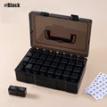 1pcs  Monthly Pill Organizer 2 Times a Day,30 Day Pill Organizer with 32 Daily Pill Box and Travel Case,for Medicine,Vitamin