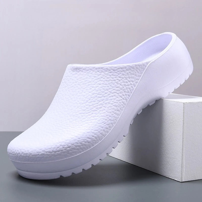 Comfortable Clogs for Women Men Eva Slip-on Chef Nurse Shoes Waterproof Slippers Lightweight Hospital Kitchen Safety Sandals