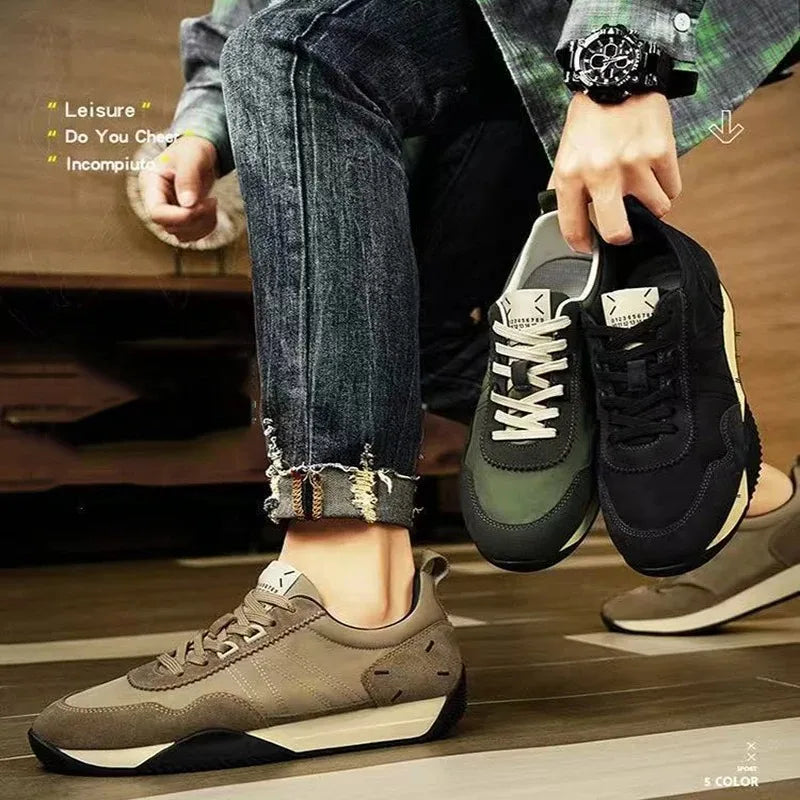Men's Shoes 2025 Outdoor Soft Soled Running Shoes Fashion Anti Slip Sneakers for Men Summer Breathable Casual Shoes Men Footwear