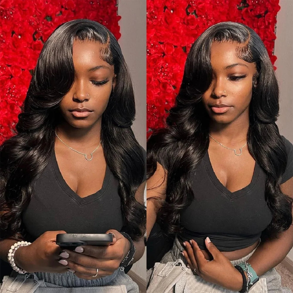 Body Wave Human Hair Wigs Hd Lace Wig Human Hair 13X4 Lace Front Wig Human Hair Pre Plucked Bleached Knots 100% Human Hair Wigs