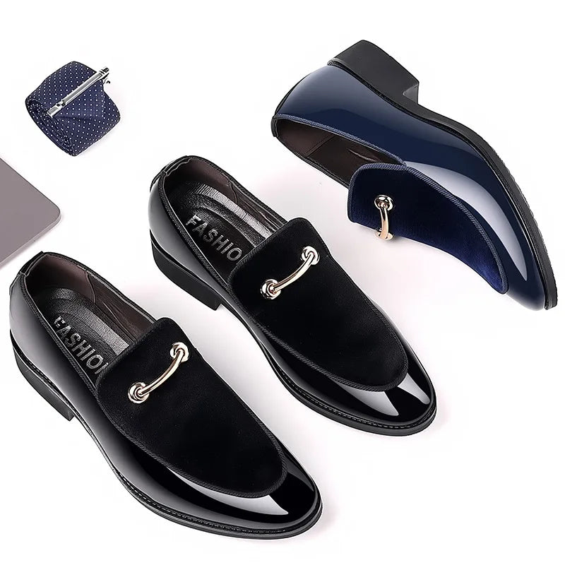 Men's Dress Shoes Luxury Mens Formal Leather Shoes Luxury Business Casual Shoes for Men Loafers Large Size 48 Zapatos De Hombre