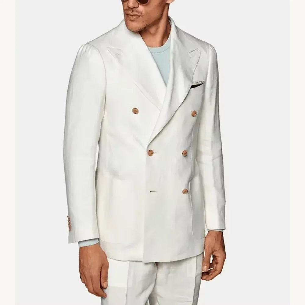 Elegant Suits For Men Wedding 2 Pieces Fashion Classic Full Jackets Pants Blazers Outfit 2025 Formal Costume