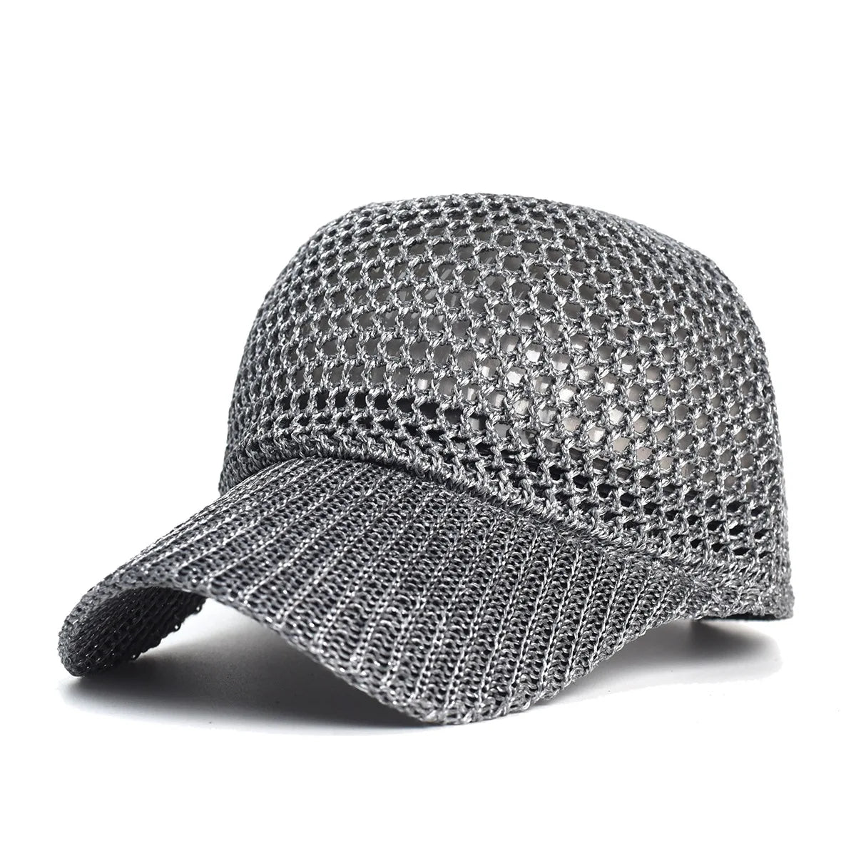 Men Fishing Hat Summer Full Mesh Baseball Cap Unisex Trucker Cap Trucker Caps Quick Dry Golf Running Hat Adjustable Snapback Hat