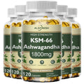 KSM-66 Natural Ashwagandha Capsules Ashwagandha Supplement| 1800mg for Health Support - Plant Based Vegan Gluten-Free