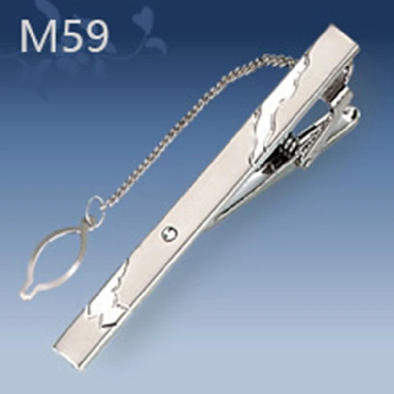 New Tie Clip Fashion Style 1PC Necktie Men Metal Simple Bar Clasp Practical Bowtie Clasp Tie Pin For Mens Gift Accessories