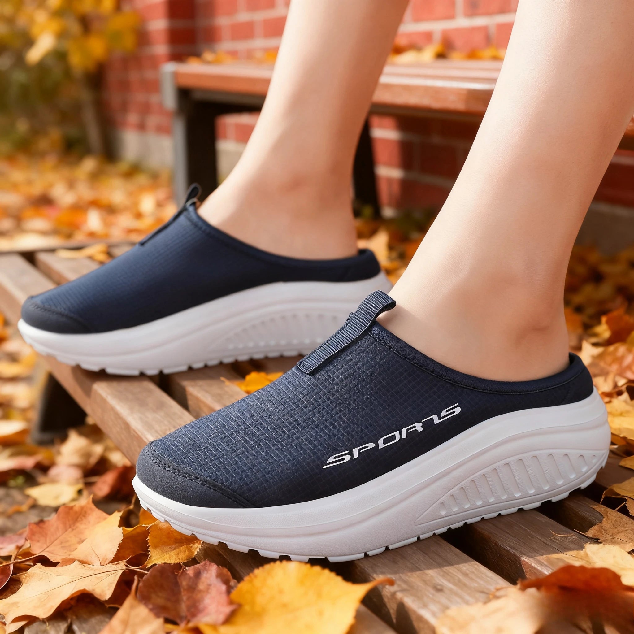 Men's and Women's Walking Shoes Lightweight and Comfortable Platform Wheels Slippers Cheap Breathable Casual Flat Shoes 2025