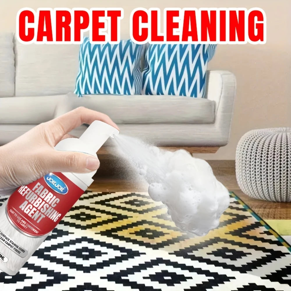 1 x 60ml Professional Fabric & Upholstery Cleaner Spray | Deep Cleaning Solution for Carpets, Sofas & Car Interiors, Removes Sta