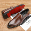 Red Sole Dress Shoes for Men Business Office Men Loafers Male Flats Driving Shoes Casual  Slip-On Wedding Leather Shoes