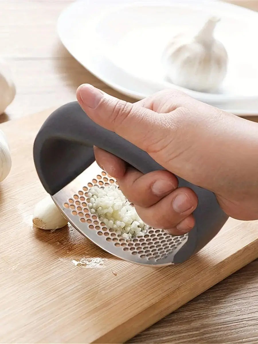Garlic Press Rocker, Garlic Press Rocker Stainless Steel Ginger Press Juicer Kitchen Gadgets