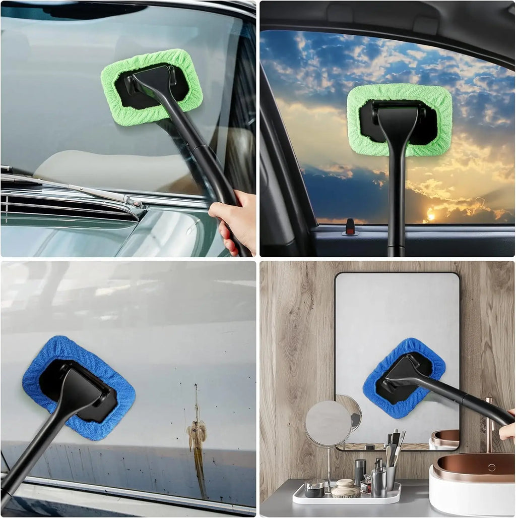 Windshield Cleaning Tool Windshield Cleaning Wand Auto Window Cleaner Dirty Car Washing Brushes