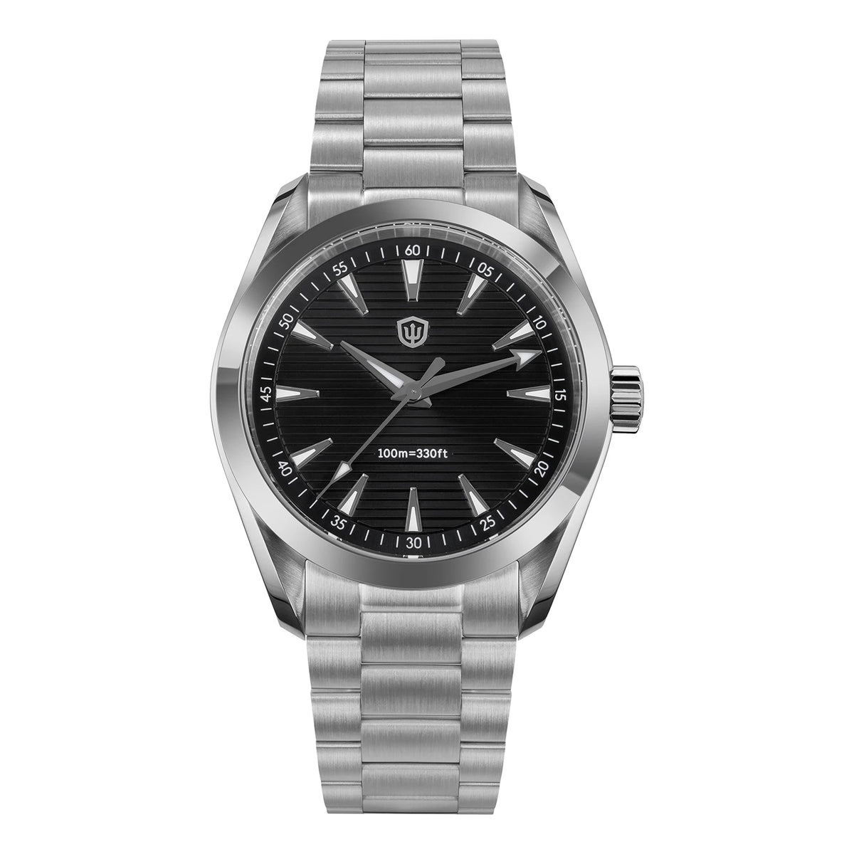 Watchdives WD0006 Watch VH31 Sweep Second Movement Domed Sapphire Crystal BGW9 Luminous 10Bar Waterproof 38mm Vintage Watches