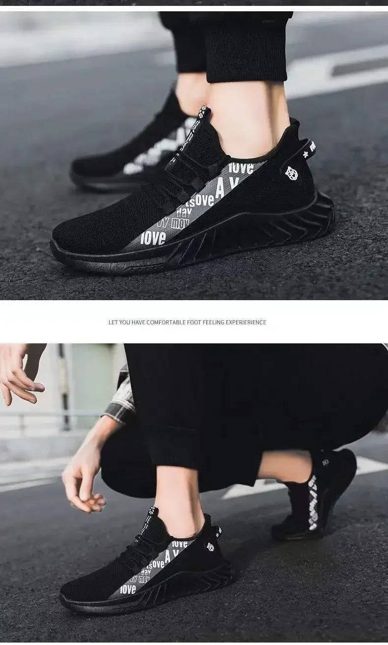 Sneakers for Men Fashion Men's Casual Sneakers Comfortable Breathable Running Tennis Shoes Zapatillas De Hombre