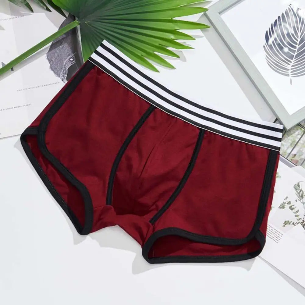 Men Boxers Underwear Soft Breathable U Convex Sweat Absorption Comfortable Men Underwear High-Quality Breathable Men Underpants