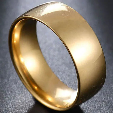 316L Stainless Steel High Quality Ring Simple Matte Fashion Men Wedding Rings Finger Engagement Gift For Women Jewelry