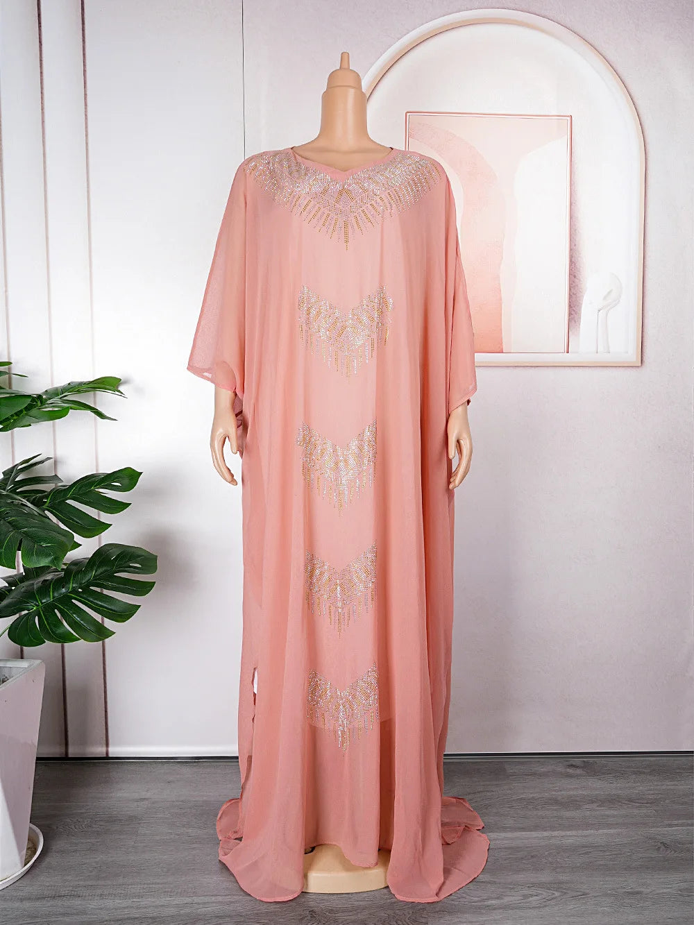 Abayas For Women Dubai Luxury Chiffon Boubou Muslim Fashion Dress Caftan Marocain Wedding Party Dresses Robe Djellaba Femme 2025