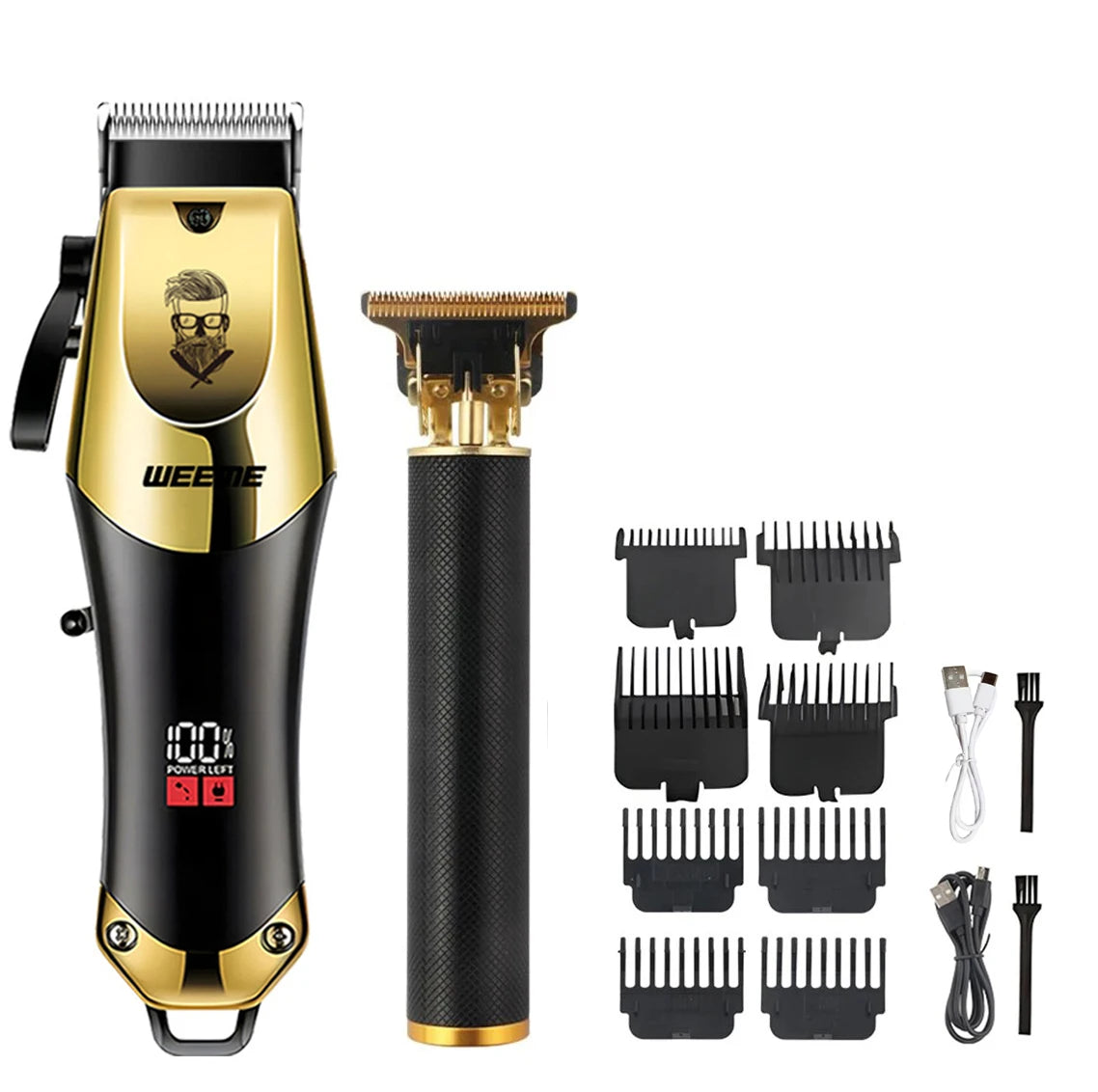 Professional Electric Hair Clipper Kit /Nose Trimmer | USB Charging 0mm Shaver haircut machine for beard Man Valentines Day Gift