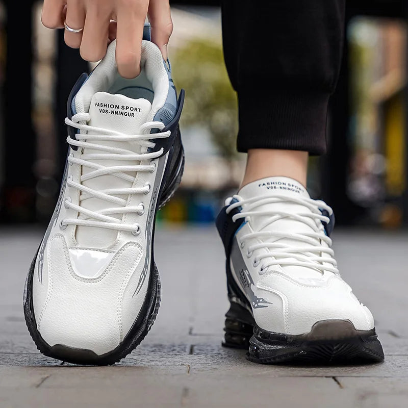 Men Sports Shoes High-quality Trendy Soft Thick Soled Comfortable Non Slip Versatile Breathable Outdoor Jogging Leisure Shoes