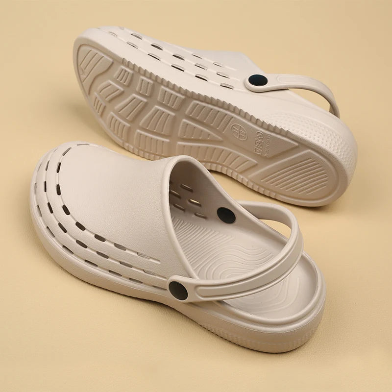 Nursing Scrub Clogs Medical Shoes Comfortable Anti-slip for Professionals Breathable Waterproof Hospital Work Clog X08