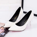 Women Shoes Pointed Toe Pumps Patent Leather Dress Red 8CM High Heels Boat Shoes Shadow Wedding  for Wedding Women