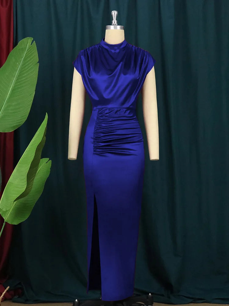 women's casual dresses draped fashion Woman clothes long wedding summer prom female evening dresses elegant party dresses hxy306