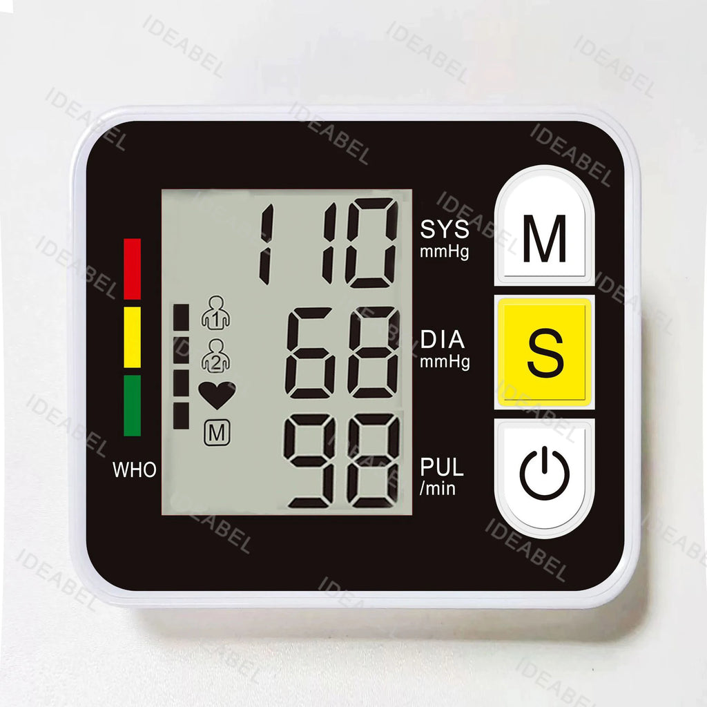 Digital Wrist Blood Pressure Monitor Medical Upper Arm Sphygmomanometer Automatic Tonometer Tensiometro Blood Pressure Meter