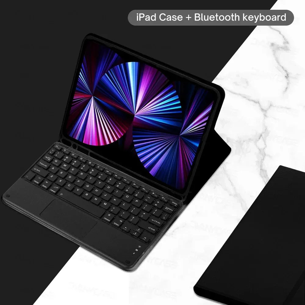 For iPad Backlight Keyboard Case For iPad 10.2 9 8 7th Gen iPad 10th Air 3 10.5 Pro Air 4th 5th 10.9 Pro 11 12.9 9.7 5 6th Cover