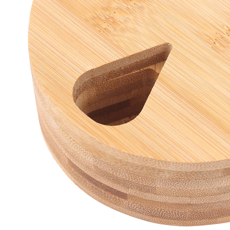Bamboo Wood Pill Organizer For Medicine Vitamin Weekly, Arthritis Friendly 7-Day Pill Box Medium Container Holder, Daily Portabl