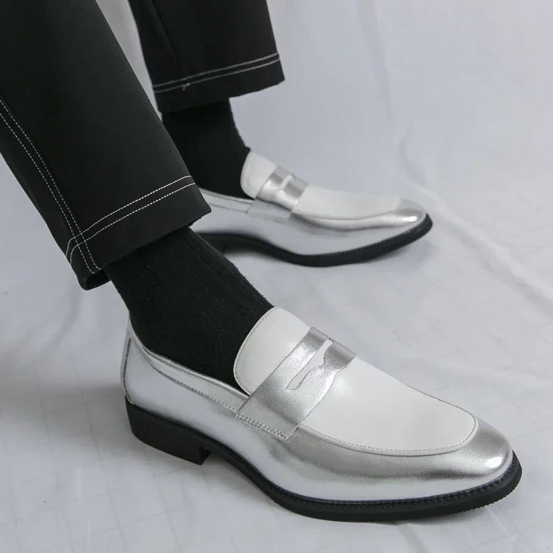 Men Shoes for Wedding Moccasins 2025 New Loafers for Men Breathable Man Slip on Flats Leisure Walk Driving Shoes Walking Shoes
