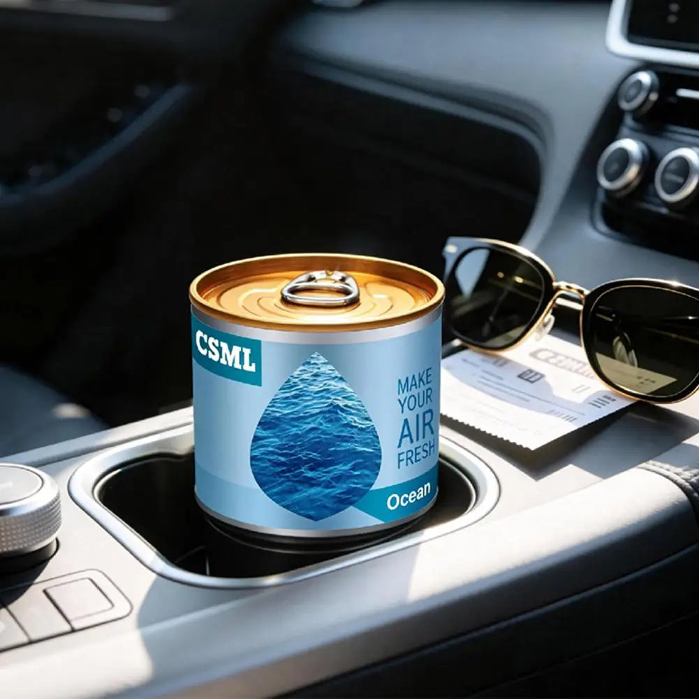 Car Air Freshener Solid Balm Cologne Lemon Odor Eliminator Long-lasting Perfume Scent Ornament Auto Accessoies
