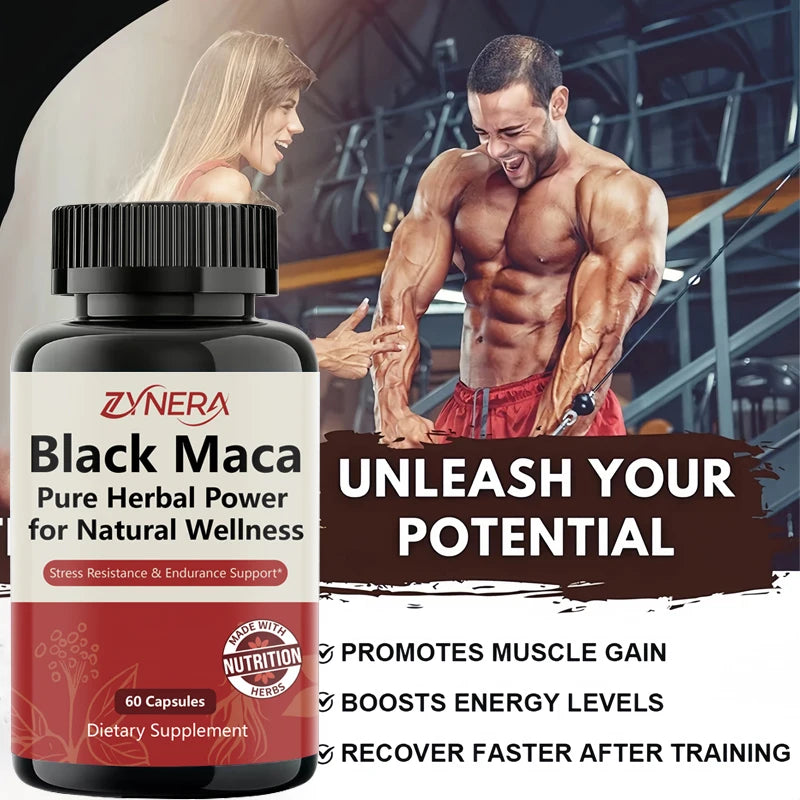 Natural Best Male Enhancing Capsules Maca Long Lasting Powerful Supplement Pill For Men Performance Support Men Healthy Energy