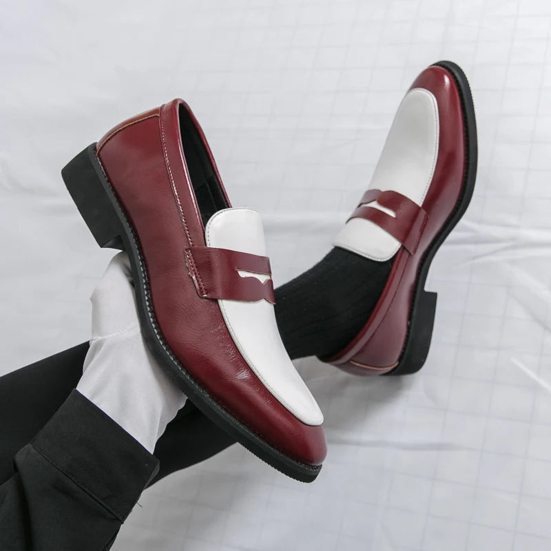Men Shoes for Wedding Moccasins 2025 New Loafers for Men Breathable Man Slip on Flats Leisure Walk Driving Shoes Walking Shoes