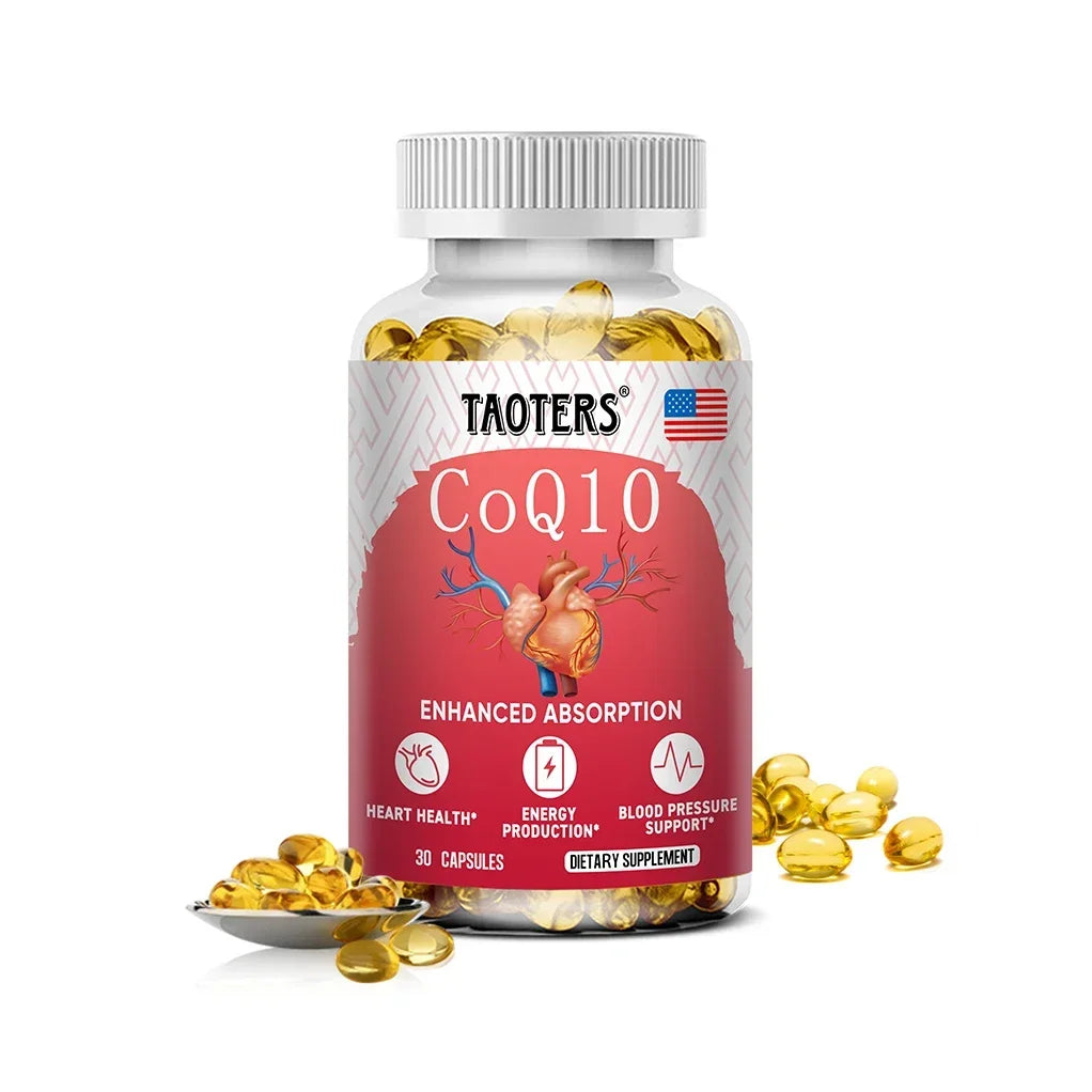 CoQ10 400mg - High Absorption, Coenzyme Q-10 , Non-GMO Gluten Free Vegan , Dietary Vitamin Supplement Antioxidant Support