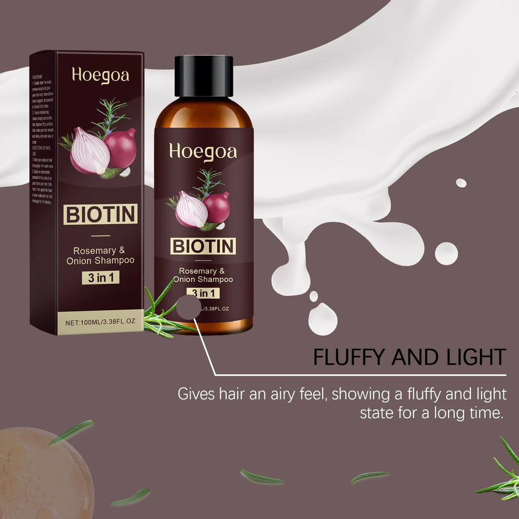 Red Onion Shampoo Cleansing Scalp Repair Damaged Dry Moisturizing Smooth Anti Dandruff Oil Control Nourish Refreshing Hair Care