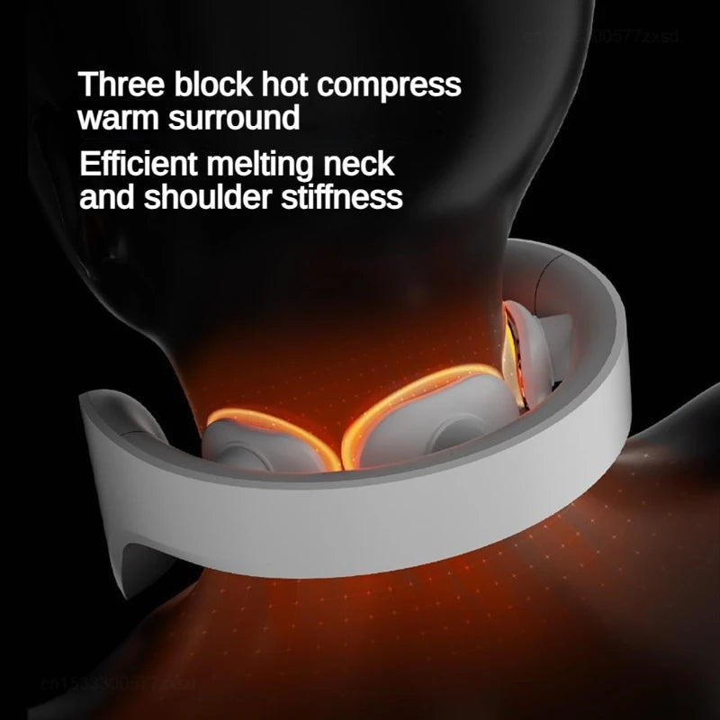 Jeeback K1 Electric Wireless Neck Massager Relieve Neck Pain Cervical Massage Home Electric Neck Massage Relaxer Muscle