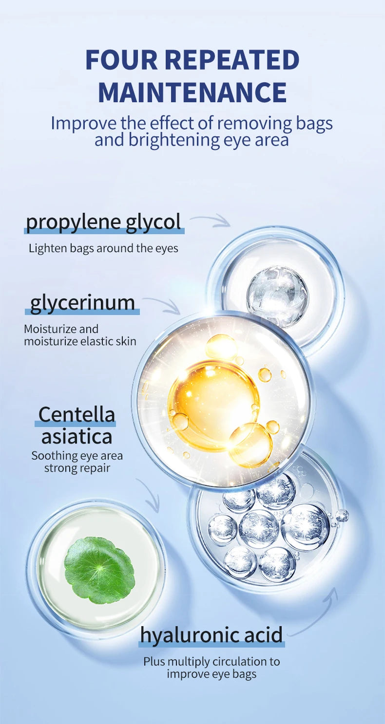 Remove Eye Bag Cream Anti Wrinkle Anti Dark Circle Eye Cream Repair Skin Damage Moisturizing Eye Bags Eyes Skin Care