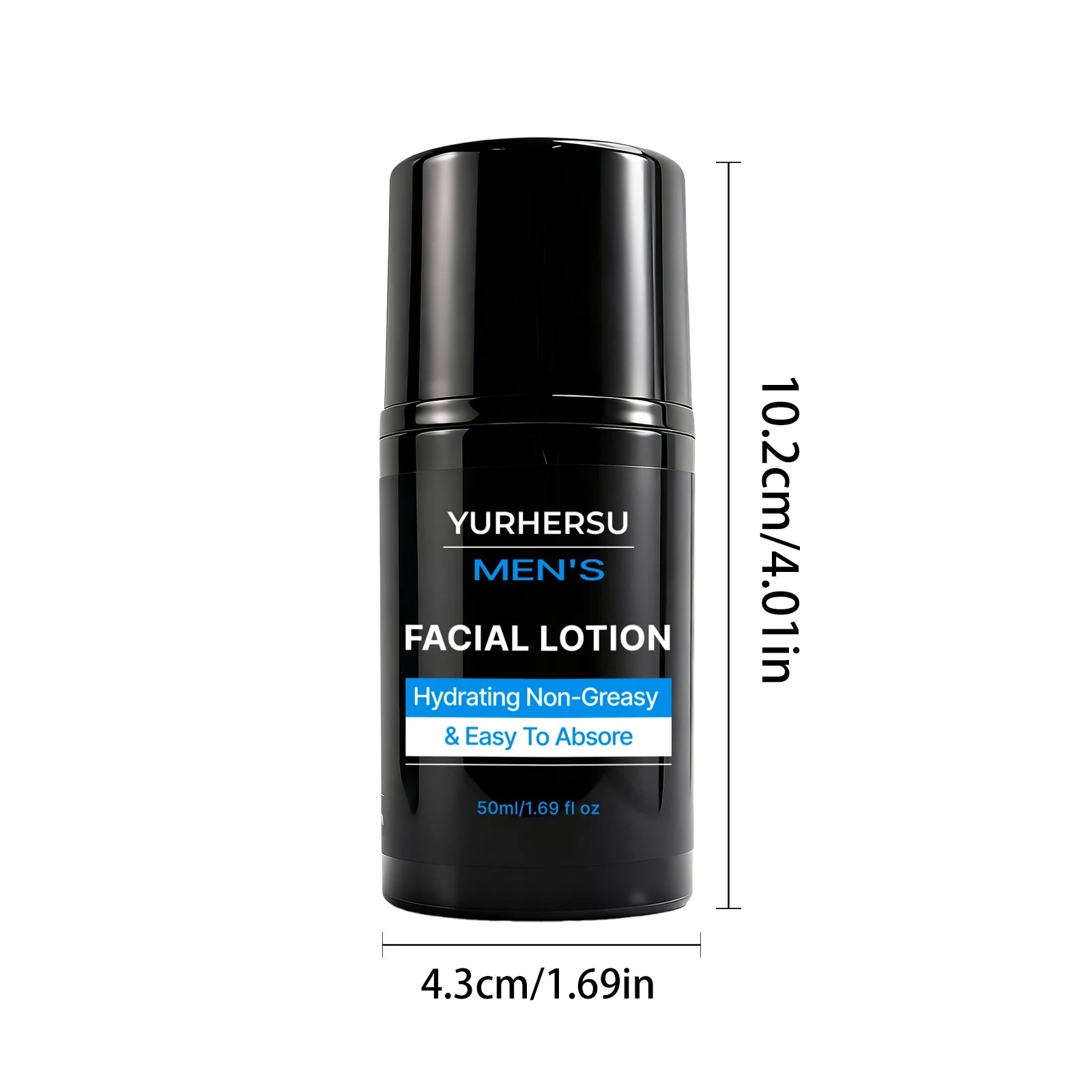 Men's Moisturizing Lotion Face & Body Hydration Daily Skin Care 50ml