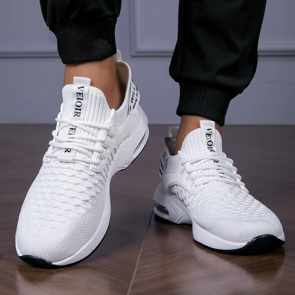 New Men's Sneakers Thick Sole Comfortable Casual Shoes Lightweight Breathable Fashion Running Shoes Luxury Male Tenis Masculino
