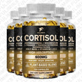 Cortisol Supplement, Hormone Balance, Magnesium, Ashwagandha, Rhodiola, L-Theanine, Vitamin B6 & B12, Mood, Focus, Sleep Support