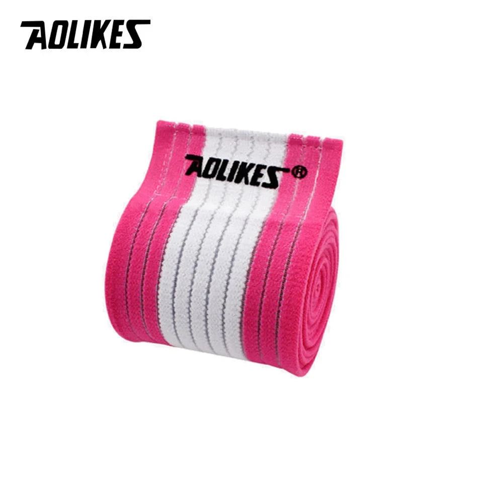 AOLIKES 1PC 40-180CM Elastic Bandage Compression Knee Support Sports Strap Knee Protector Bands Ankle Leg Elbow Wrist Calf Brace