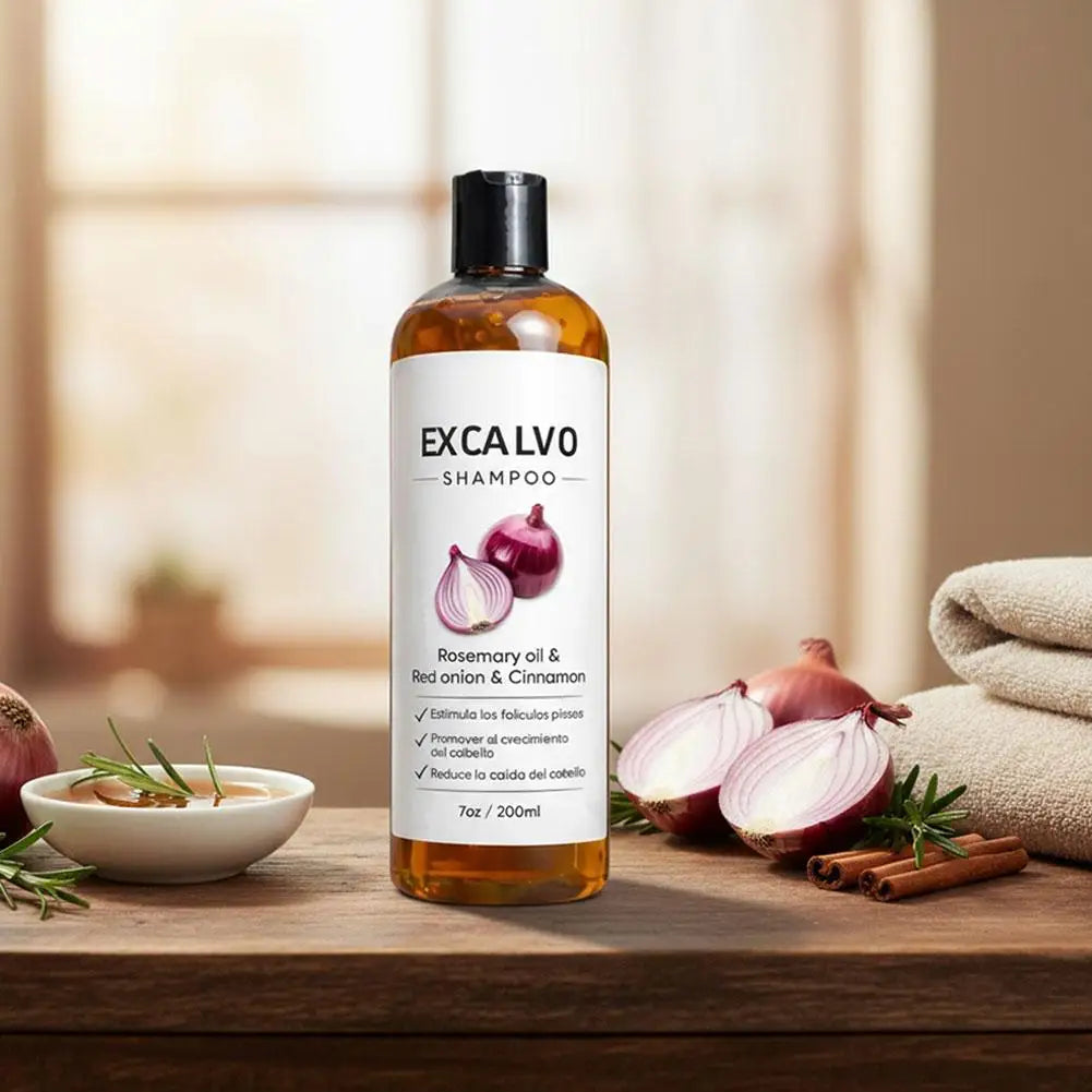 Rosemary Red Onion Hair Shampoo 200ml Strengthens Hair Roots Reduces Hair Loss Deep Cleansing Nourishing Hair Care Products NEW