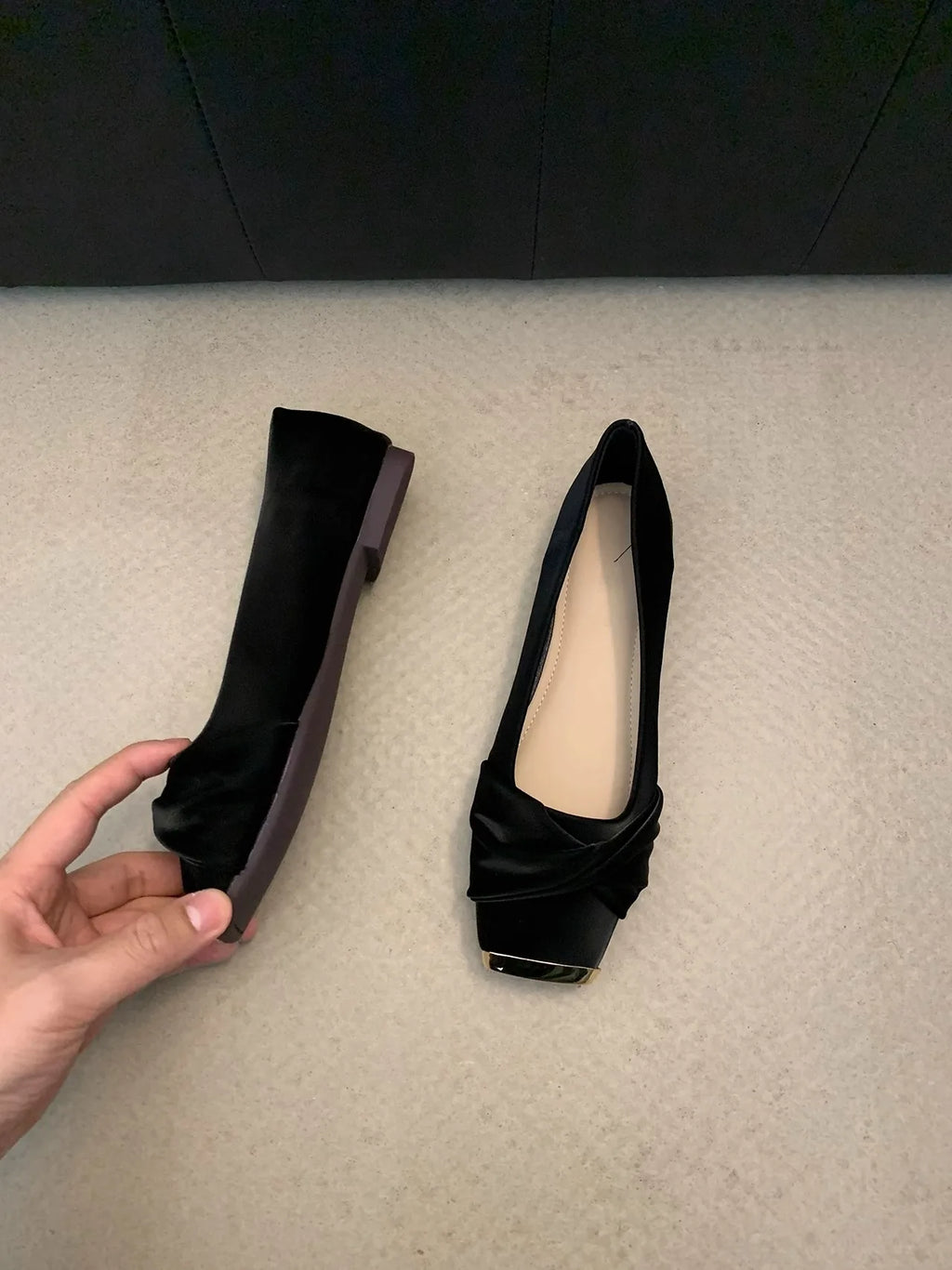 Shoes Woman 2025 Low Heels Female Footwear Autumn Square Toe Casual Sneaker New Summer Comfortable Dress Fall Lace-Up Flat Rome