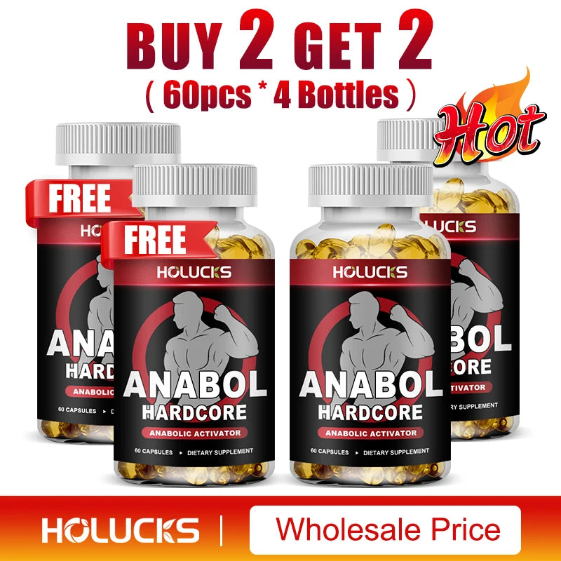 Anabol Hardcore Supplement, Muscle Growth,  for Men To Build Lean, Dense, High, Performance Enhancing, Support Overall Health