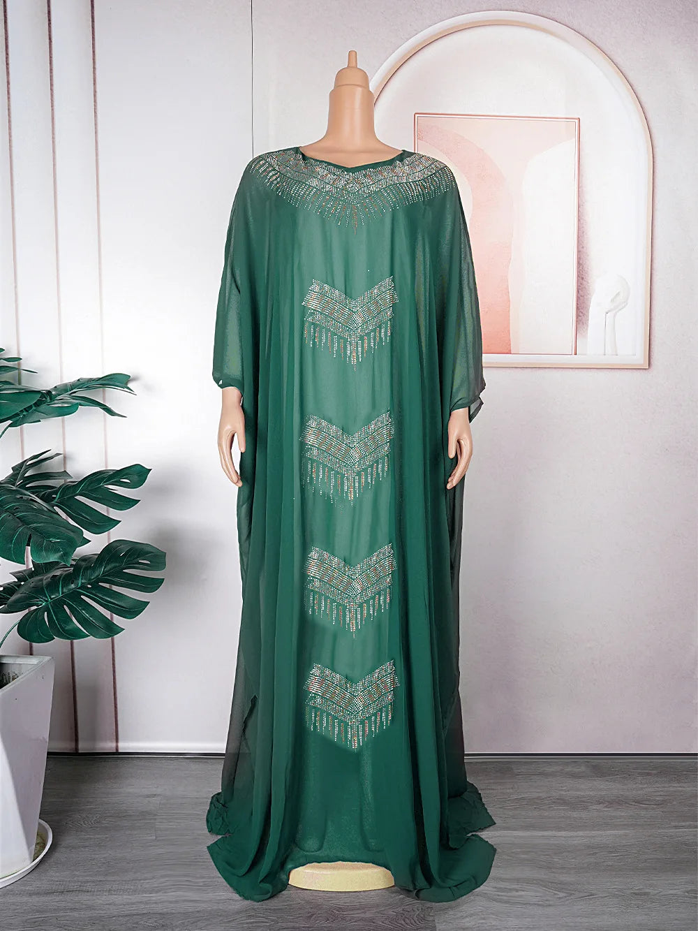 Abayas For Women Dubai Luxury Chiffon Boubou Muslim Fashion Dress Caftan Marocain Wedding Party Dresses Robe Djellaba Femme 2025