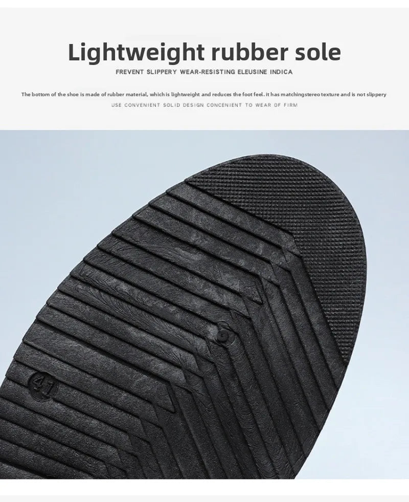 High-quality Men Shoes Breathable Leather Casual Shoe Fashion Business Soft Bottom Shoes for Men Large Size39-48Zapatos Casuales