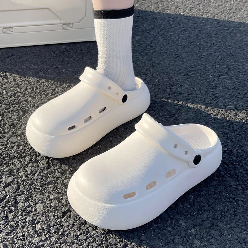 Fashion Nurse Shoes Summer Casual Dentist Clogs Non Slip Nursing Slippers Unisex Outdoor Garden Sandals for Women Slippers