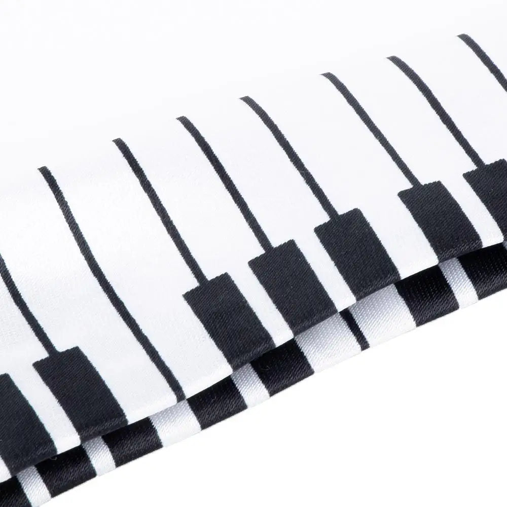 Slim Piano Keyboard Men Casual Tie Music Tie Necktie