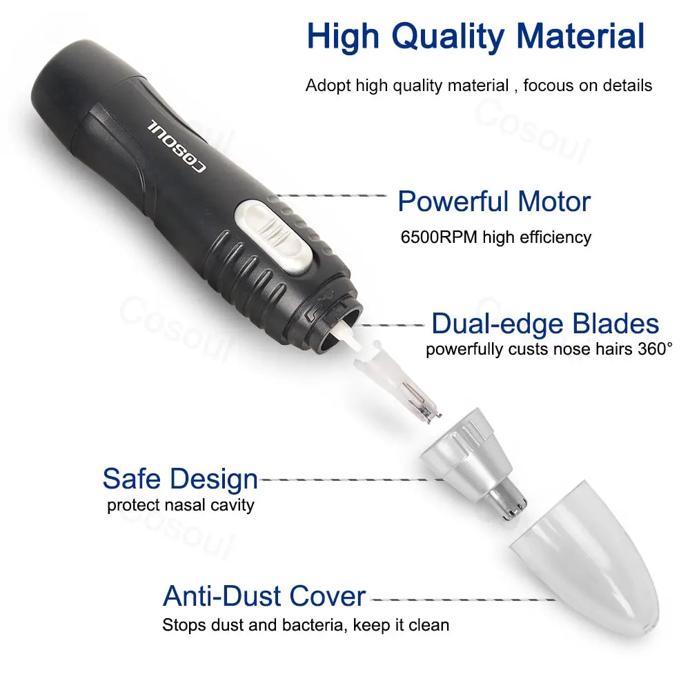 Nose Hair Trimmer Electric Nose Hair Trimmer Nose Hair Removal Nose Hair Shaver Ear Hair Trimmer Clipper Nose Cutter