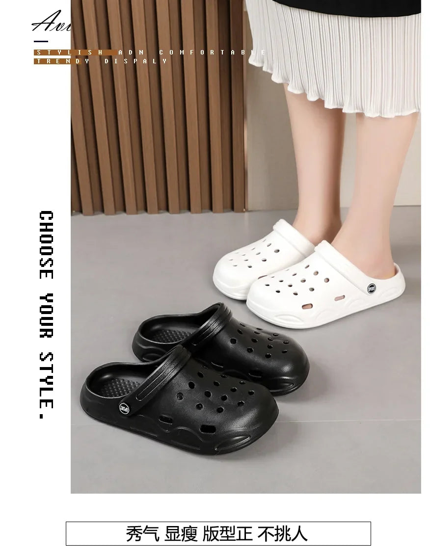 Fashion Sandals Waterproof Slippers Women men Shoes Summer Outdoor Slides Soft Sole Garden Shoes Indoor Nursing Clogs Sandals